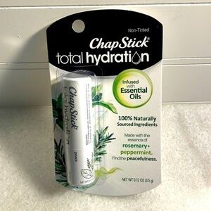 Chapstick total hydration chapstick essential oil rosemary peppermint lip makeup
